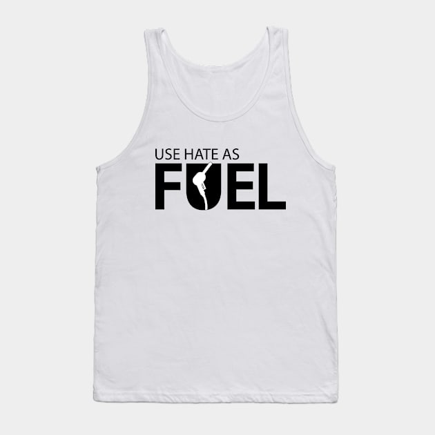 Use hate as fuel Tank Top by Geometric Designs